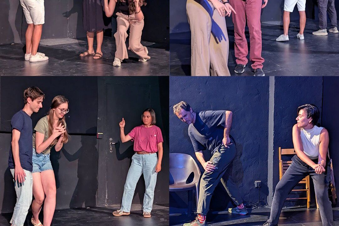 Jam session of improv theatre