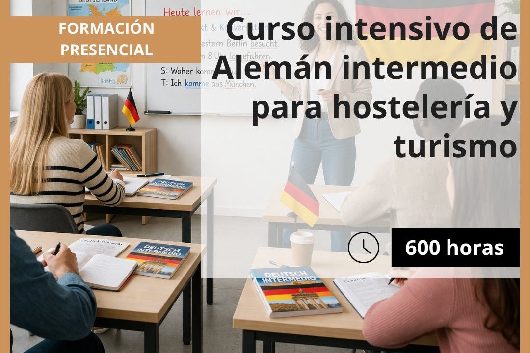 Curso intensivo de alemán intermedio para hostelería y turismo