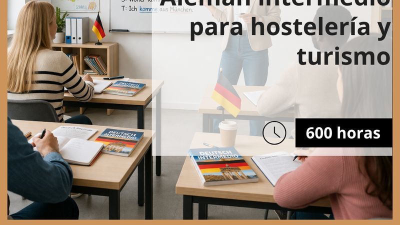Curso intensivo de alemán intermedio para hostelería y turismo