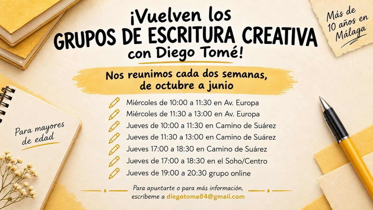 Talleres de escritura creativa
