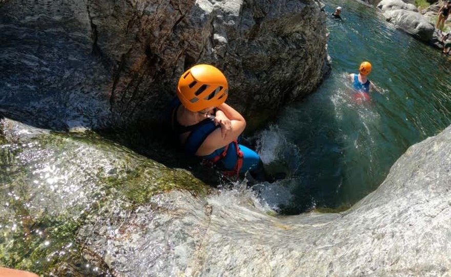 Barranquismo en el río Guadalmina