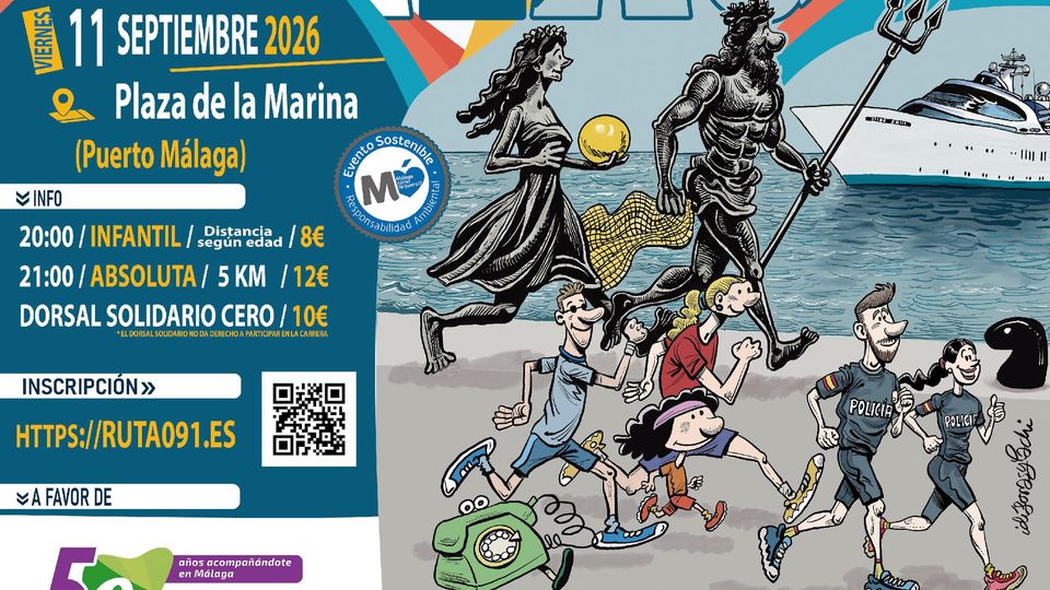 VIII Carrera Solidaria Ruta 091 de Málaga