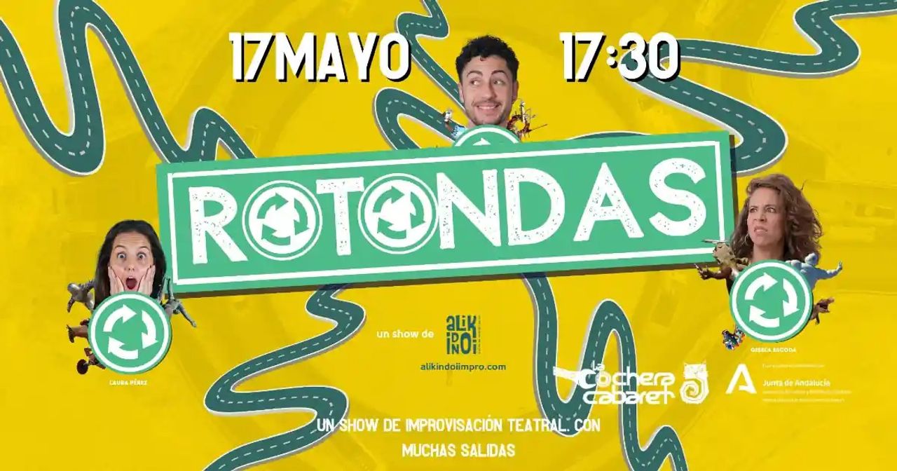 Cartel "Rotondas". Foto: La Cochera Cabaret. 
